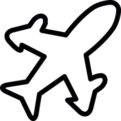 Airplane Fly Vinyl Svg File, Free Vectors File